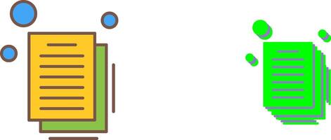 Document Icon Design vector