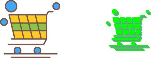 Trolley Icon Design vector