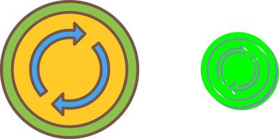 Loop Icon Design vector