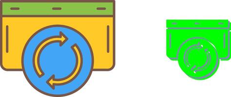 Refresh Icon Design vector