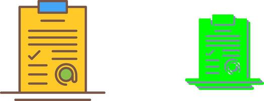 AT Sign Icon Design vector