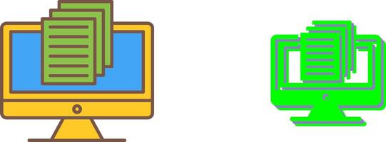 Document Icon Design vector