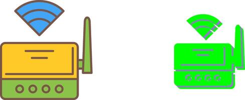 Wifi Router Icon Design vector