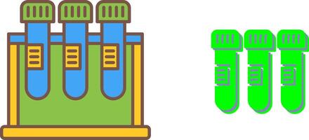 Test Tube Icon Design vector