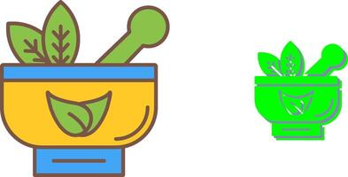 Ayurvedic Icon Design vector