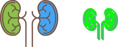 Kidney Icon Design vector