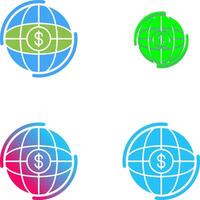 Globe Icon Design vector