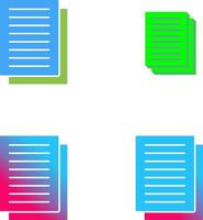 Document Icon Design vector