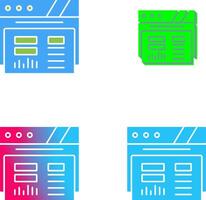 Dashboard Icon Design vector