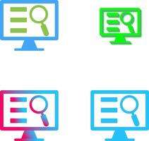 Monitor Screen Icon Design vector