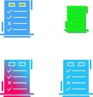 Today to Done CheckList Icon Design vector