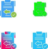 Return Icon Design vector