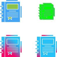 Spring Notebook Icon Design vector