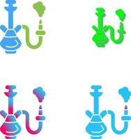 Hookah Icon Design vector