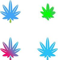 Weed Icon Design vector