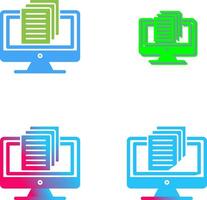 Document Icon Design vector