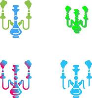 Shisha Icon Design vector