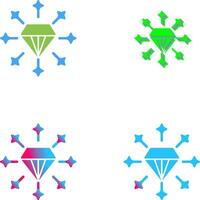 Diamond Icon Design vector