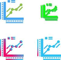 Graph Icon Design vector