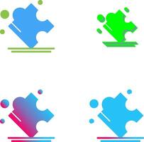 Puzzle Icon Design vector