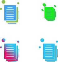 Document Icon Design vector