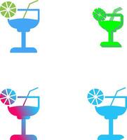 Cocktail Icon Design vector