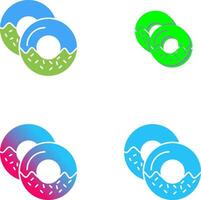 Doughnut Icon Design vector