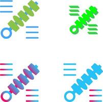 Skewer Icon Design vector