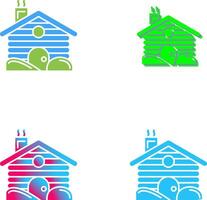 Cabin Icon Design vector