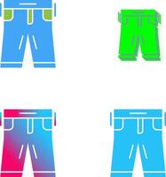 diseño de icono de pantalones vector