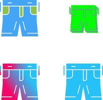 diseño de icono de pantalones cortos vector