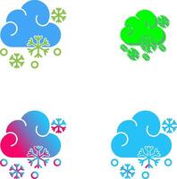 Snowy Icon Design vector