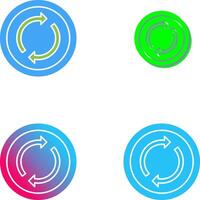 Loop Icon Design vector