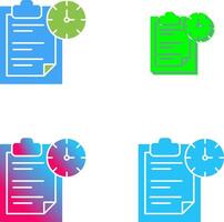 Task Management Icon Design vector