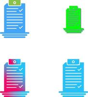 Check List Icon Design vector