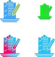 Check List Icon Design vector