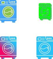 Washing Machine Icon Design vector