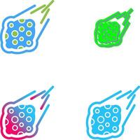 Meteorite Icon Design vector