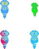 Robot Icon Design vector