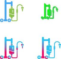 Intravenous Icon Design vector