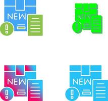 New Product Icon Design vector