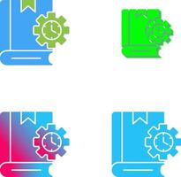 Duration Icon Design vector