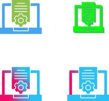 Research Icon Design vector
