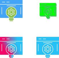 Inovation Icon Design vector