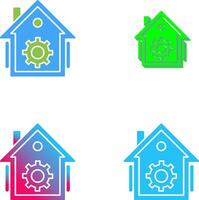 Home Automation Icon Design vector
