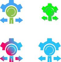 Research and Development Icon Design vector