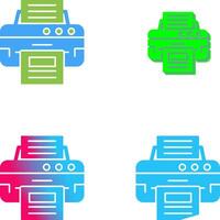 Printer Icon Design vector