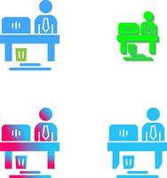 Worker Icon Design vector