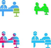 Evaluating work Icon Design vector