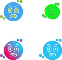 Grimacing Icon Design vector